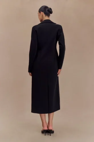 Abrigo de traje Caviar – Negro