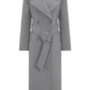 Abrigo largo de lana Levi – Gris jaspeado Abrigo largo de lana Levi – Gris jaspeado