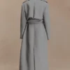 Abrigo largo de lana Levi – Gris jaspeado Abrigo largo de lana Levi – Gris jaspeado