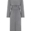 Abrigo largo de lana Levi – Gris jaspeado Abrigo largo de lana Levi – Gris jaspeado