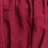 Bandeau de lino fruncido Scottie – Burdeos Bandeau de lino fruncido Scottie – Burdeos