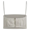 Bandeau de lino fruncido Scottie – Oat Marle Bandeau de lino fruncido Scottie – Oat Marle