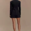 Blazer Asia con botones mixtos – Negro Blazer Asia con botones mixtos – Negro