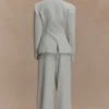 Blazer de traje entallado Jameson – Verde salvia claro Blazer de traje entallado Jameson – Verde salvia claro