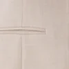 Blazer de traje sin cuello Solenne – Natural jaspeado Blazer de traje sin cuello Solenne – Natural jaspeado