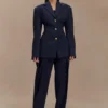 Blazer entallado Bellamy – Azul marino oscuro Blazer entallado Bellamy – Azul marino oscuro