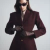 Blazer entallado Bellamy – Caoba Blazer entallado Bellamy – Caoba