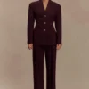 Blazer entallado Bellamy – Caoba Blazer entallado Bellamy – Caoba