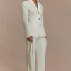 Blazer entallado Bellamy – Marfil Blazer entallado Bellamy – Marfil