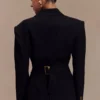 Blazer entallado Bellamy – Negro