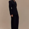 Blazer entallado Bellamy – Negro