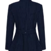 Blazer entallado Bellamy – Rayas diplomáticas azul marino Blazer entallado Bellamy – Rayas diplomáticas azul marino