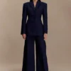 Blazer entallado Bellamy – Rayas diplomáticas azul marino Blazer entallado Bellamy – Rayas diplomáticas azul marino