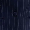 Blazer entallado Bellamy – Rayas diplomáticas azul marino Blazer entallado Bellamy – Rayas diplomáticas azul marino