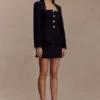 Blazer entallado Christel Suiting – Negro
