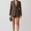 Blazer estructurado Romy con detalles metálicos – Espiga Blazer estructurado Romy con detalles metálicos – Espiga