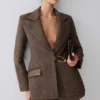 Blazer estructurado Romy con detalles metálicos – Espiga Blazer estructurado Romy con detalles metálicos – Espiga