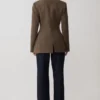 Blazer estructurado Romy con detalles metálicos – Espiga Blazer estructurado Romy con detalles metálicos – Espiga