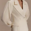 Blazer estructurado Wesley – Buttercream