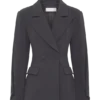 Blazer estructurado Wesley – Sombra de carbón