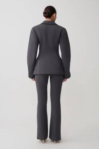 Pantalones acampanados Marion – Charcoal Shadow