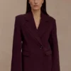 Blazer oversize Mateo – Caoba