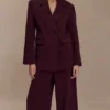 Blazer oversize Mateo – Caoba