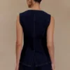 Blusa Denim abotonada Abel – Azul índigo Blusa Denim abotonada Abel – Azul índigo