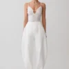 Body de encaje transparente con escote en V Jasper – Marfil Body de encaje transparente con escote en V Jasper – Marfil
