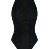 Body de malla fruncida Matilda – Negro Body de malla fruncida Matilda – Negro