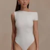 Body Niamh con espalda retorcida de modal – Marfil Body Niamh con espalda retorcida de modal – Marfil