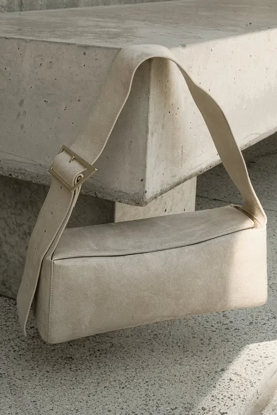 Bolso de hombro Maria de ante sintético – Stone Bolso de hombro Maria de ante sintético – Stone