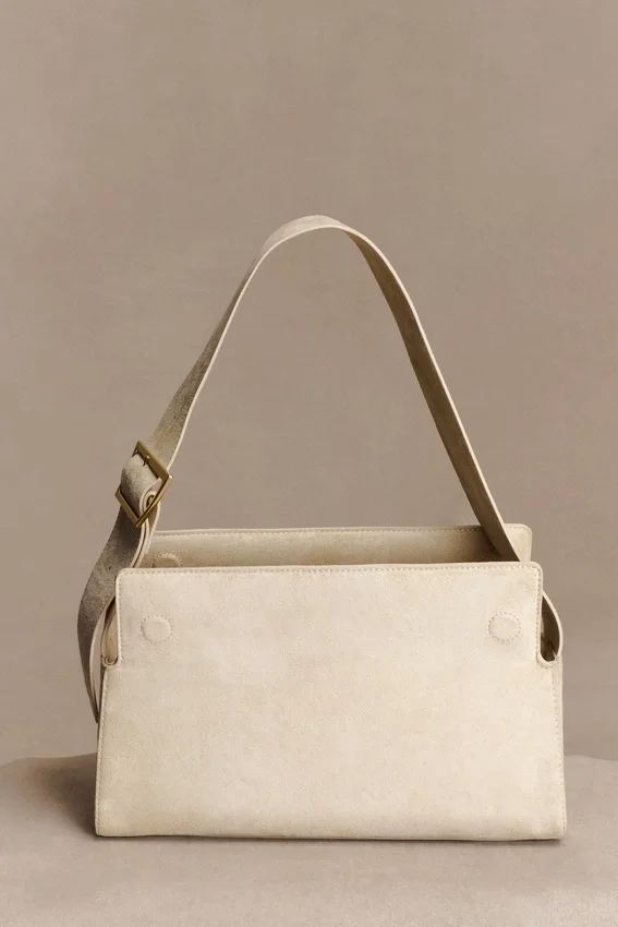 Bolso de hombro Maria de ante sintético – Stone Bolso de hombro Maria de ante sintético – Stone