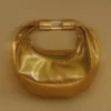 Bolso de piel Bristol Mini Croissant – Dorado Bolso de piel Bristol Mini Croissant – Dorado