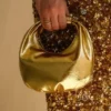 Bolso de piel Bristol Mini Croissant – Dorado Bolso de piel Bristol Mini Croissant – Dorado