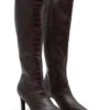 Botas Sarah de imitación de piel de cocodrilo – Chocolate Botas Sarah de imitación de piel de cocodrilo – Chocolate