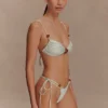Braguita de bikini con abalorios Memphis – Menta