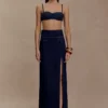 Bralette corta Belle Denim – Azul índigo Bralette corta Belle Denim – Azul índigo