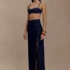 Bralette corta Belle Denim – Azul índigo Bralette corta Belle Denim – Azul índigo