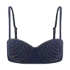 Bralette corta Belle Denim – Azul índigo Bralette corta Belle Denim – Azul índigo