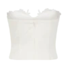 Bustier de Denim con apliques Melany – Blanco Bustier de Denim con apliques Melany – Blanco