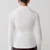 Camisa cruzada de algodón Eugenia – Blanca Camisa cruzada de algodón Eugenia – Blanca