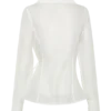 Camisa cruzada de organza Frankie – Blanca Camisa cruzada de organza Frankie – Blanca