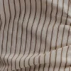 Camisa de algodón con lazo en la espalda Millie – Rayas diplomáticas beige