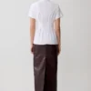 Camisa de lino de manga corta Selma – Blanca Camisa de lino de manga corta Selma – Blanca