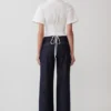 Camisa de pantalones cortos con lazo en la espalda Noelia – Blanca Camisa de pantalones cortos con lazo en la espalda Noelia – Blanca