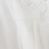 Camisa de pantalones cortos Melody con cuello de encaje – Blanca Camisa de pantalones cortos Melody con cuello de encaje – Blanca