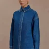 Camisa Denim oversize Lioda – Azul oscuro Camisa Denim oversize Lioda – Azul oscuro