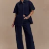 Camisa Denim oversize Maya – Azul índigo Camisa Denim oversize Maya – Azul índigo