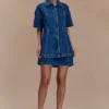 Camisa Denim oversize Maya – Azul oscuro Camisa Denim oversize Maya – Azul oscuro